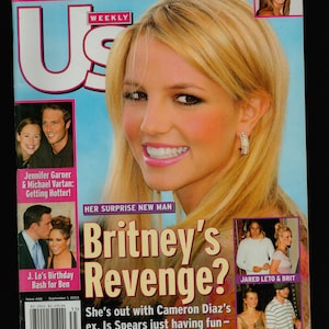 US Weekly Magazine  Sept 1 2003 Britney Spears