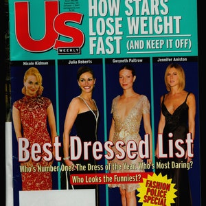 US weekly Sept 24- Oct 1 2001 Original Celebrity and Entertainment Magazine
