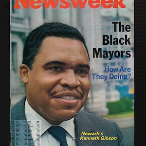Newsweek Aug 3  1970  Original Vintage Magazine The Black Mayors Kenneth Gibson