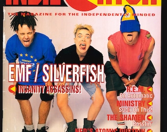 INDIECATOR 1992 y 1993 Revista de música independiente del Reino Unido Silverfish / EMF, Morrissey