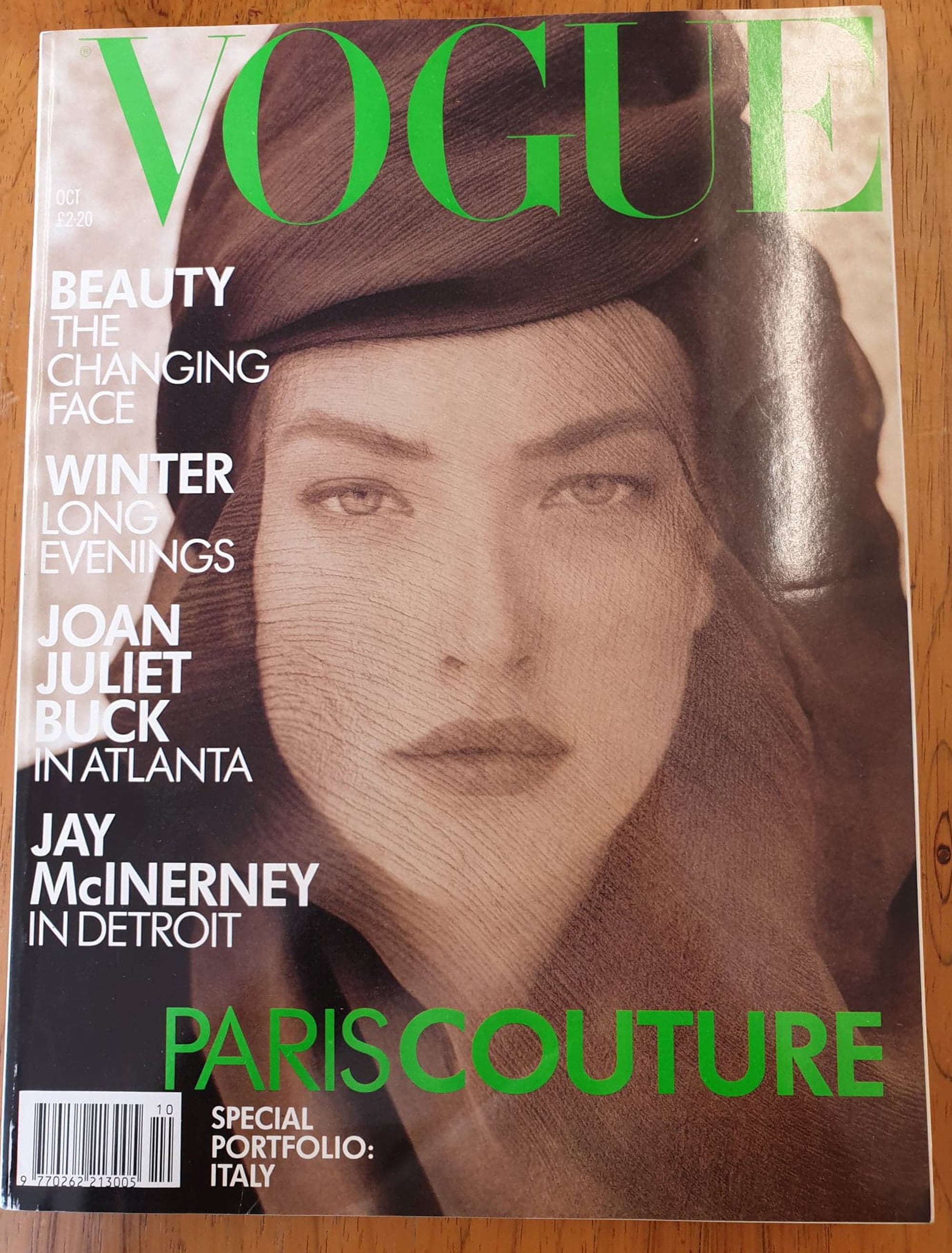 Vogue UK Oct 1988 British Original Vintage Fashion Magazine - Etsy UK