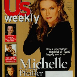 US Weekly Magazine  July 31 2000 Michelle Pfeiffer