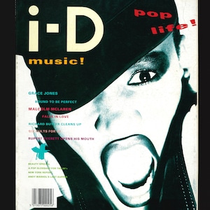 I-D no 46 April 1987 The Pop Issue Rare Original Vintage Fashion Magazine Grace Jones Andy Warhol
