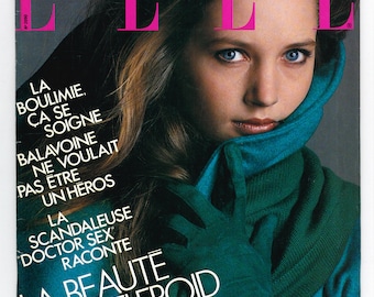 Elle Jan 27 1986 French Edition Vintage Magazine