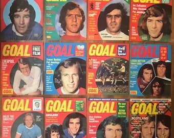 GOAL-Magazin 1970-1974 LOT x 28 Exemplare Worlds Greatest Fußball Weekly 50th