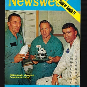 Newsweek April 27 1970 Original Vintage Magazine Astronauts Swigert Lovell and Haise Apollo 13
