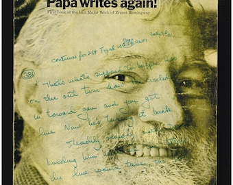 ESQUIRE Magazine October 1970 Ernest Hemingway
