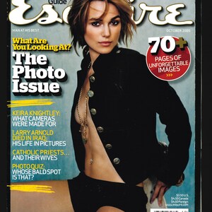 Esquire Magazine October 2005 Cover: Keira Knightley