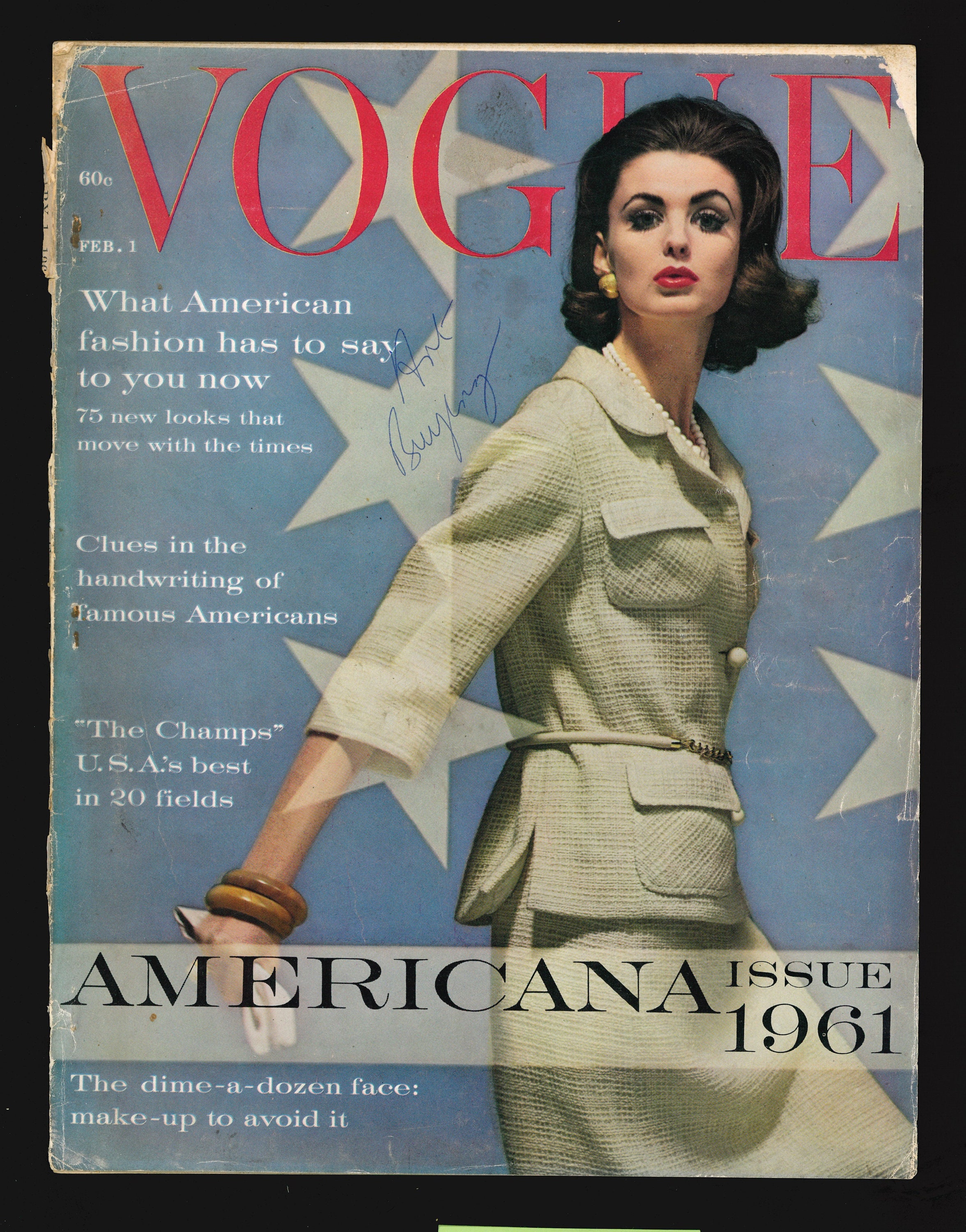 Vogue US Feb 1 1961 Original Vintage Magazine - Etsy