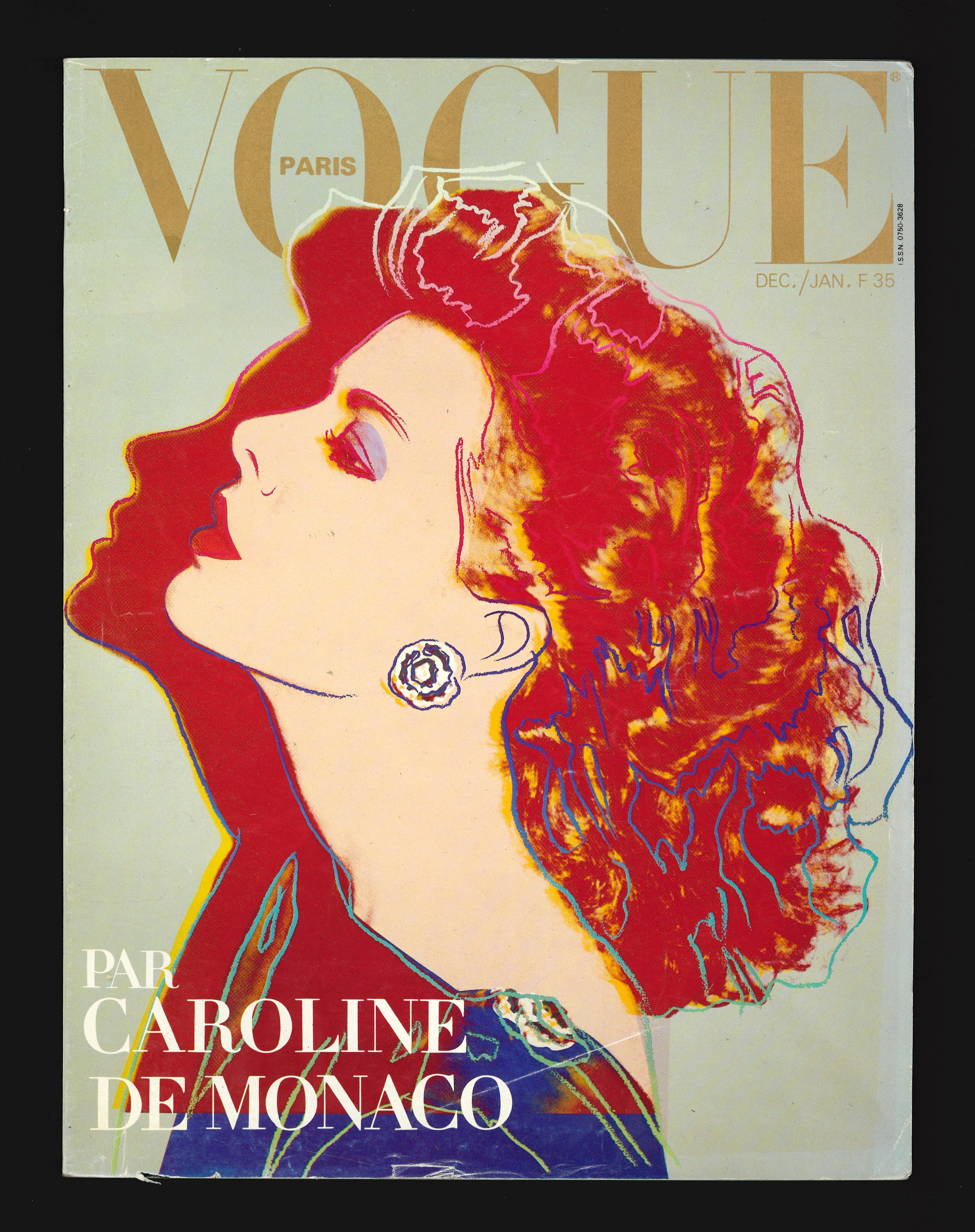 Vogue Paris No 642 Dec 1983 Par Caroline De MONACO Andy Warhol Guy