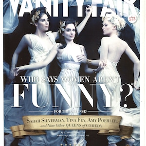 Vanity Fair April 2008 UK British Original Fashion Magazine Gift Present Sarah Silverman Tina Fey Amy Poehler