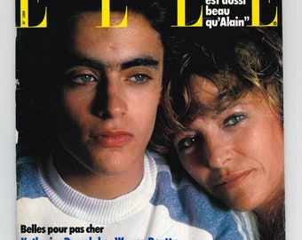 Elle 26 de abril de 1982 Edición francesa Revista Vintage