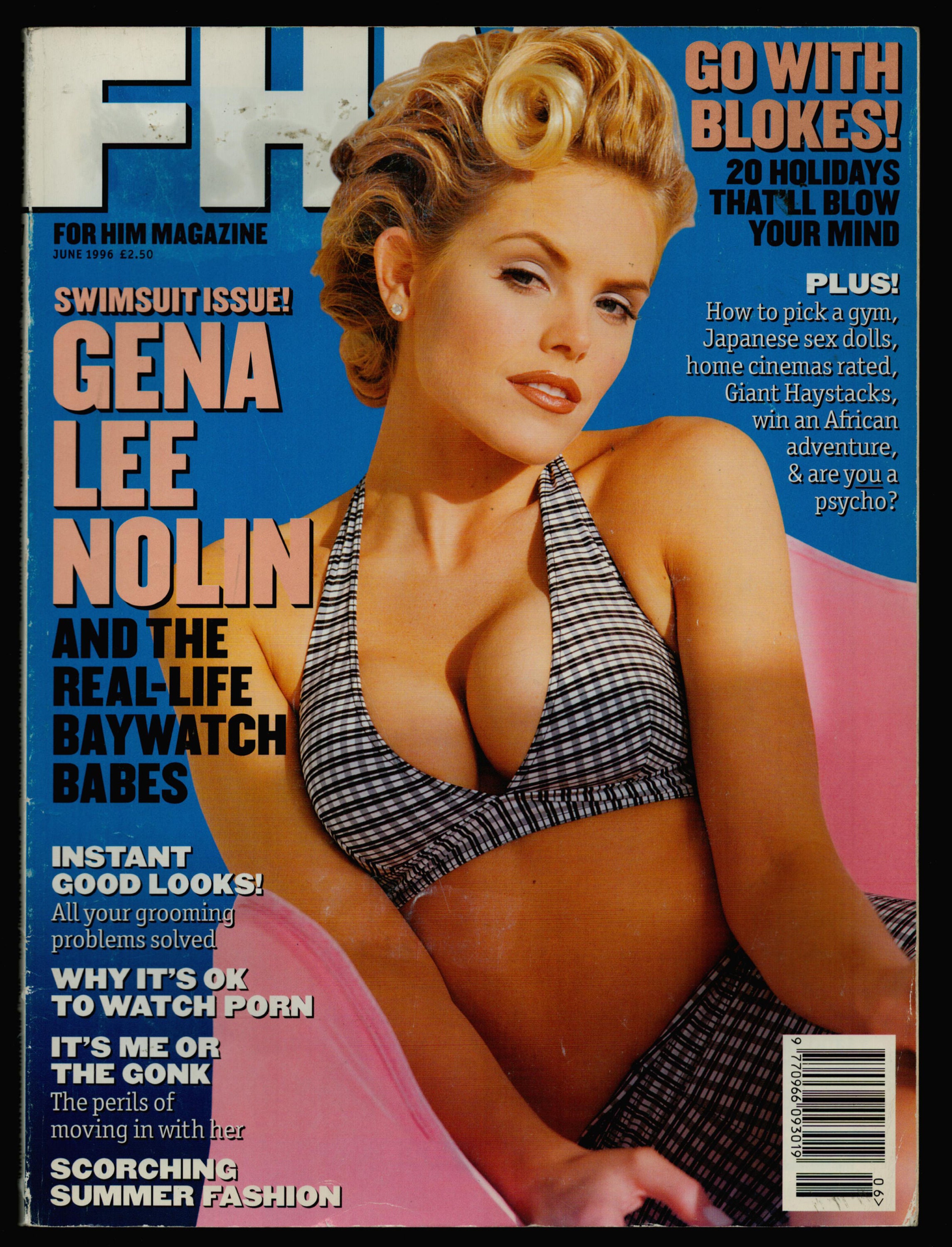 FHM June 1996 British Original Vintage Fashion Magazine for Men Gena Lee  Nolin - Etsy