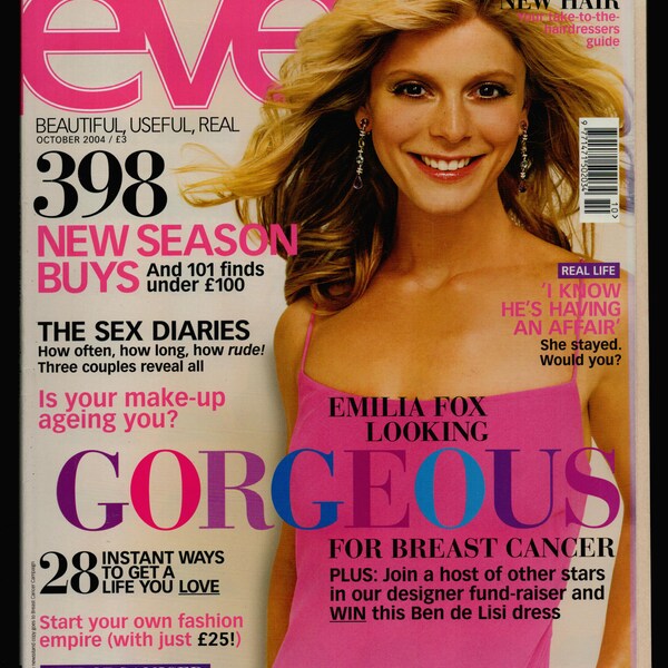 Eve Women's Magazine Oct 2004 coverEmilia Fox