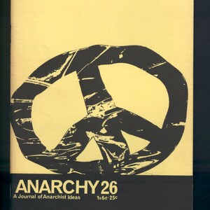Anarquia nº 26 de abril de 1963 Um Jornal de Ideias Anarquistas