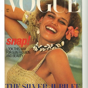 Vogue UK May 1977 British Original Vintage Magazine Gift Present