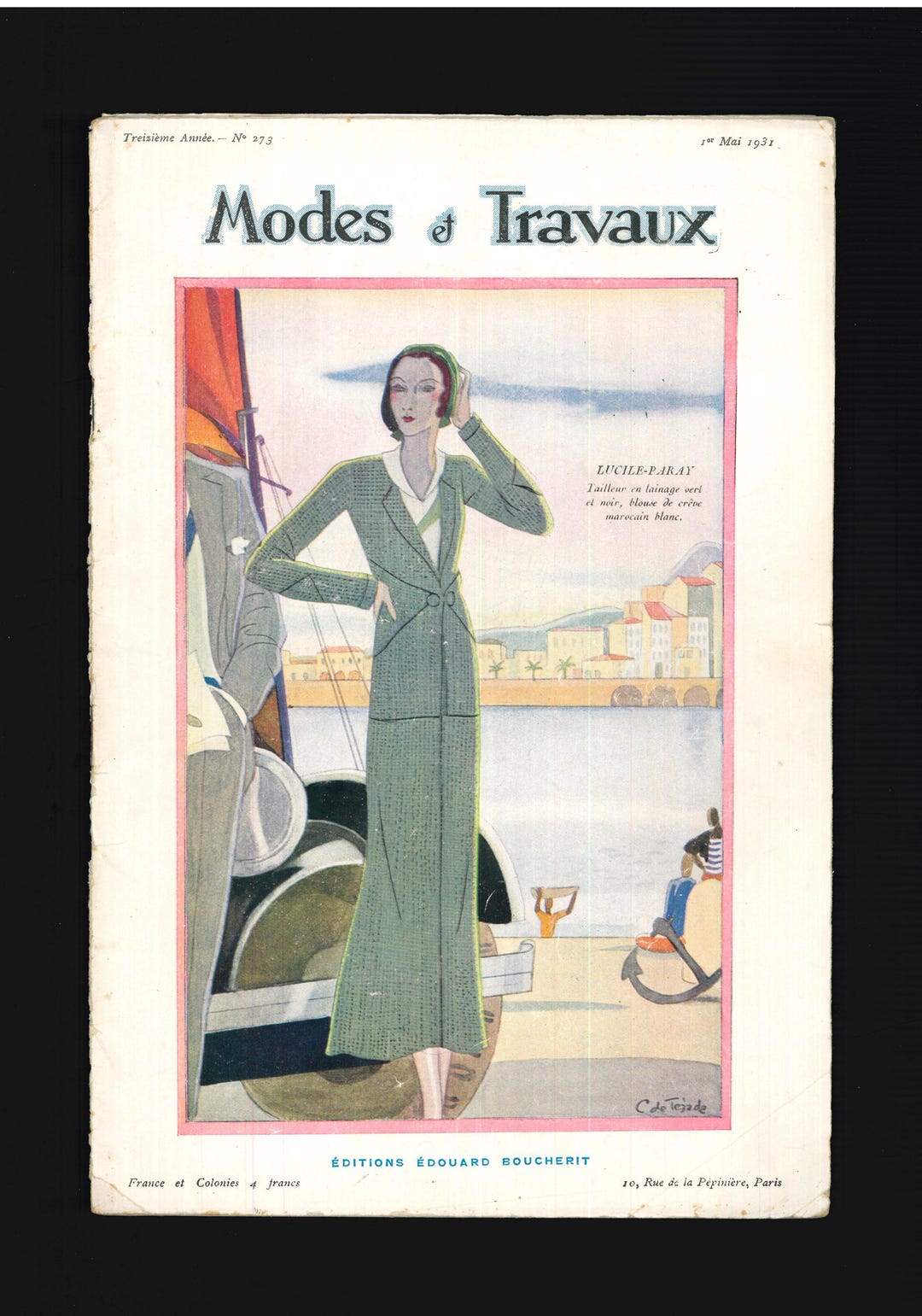 La Mode Illustrée - Dimanche 28 Mars 1909, N°13 - Magazine De Mode Ancien - Paris