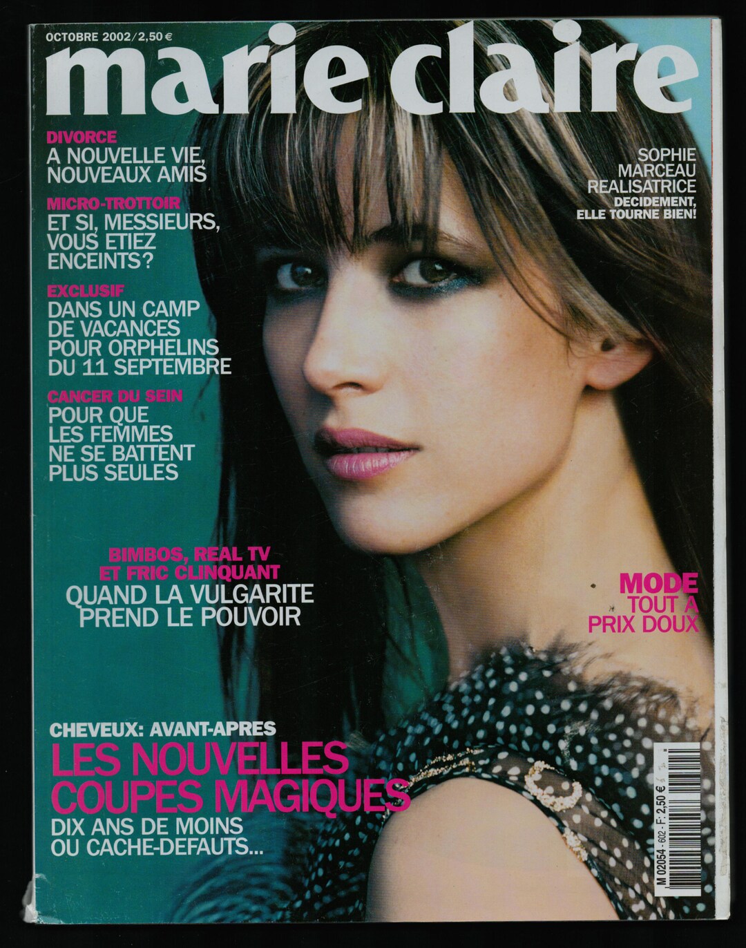 Marie Claire Oct 2002 French Original Fashion Magazine 20th