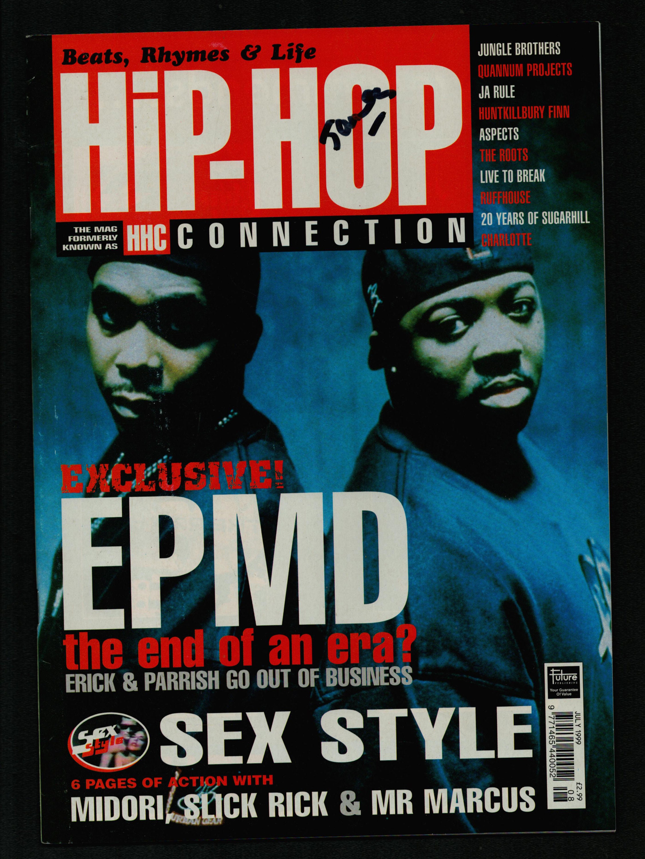 Hip Hop Connection July and Aug 1999 Music Magazine