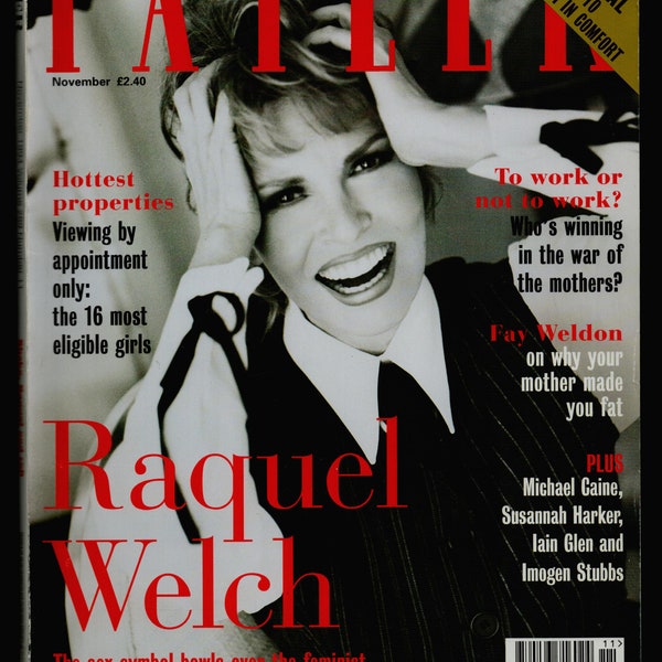 Tatler Magazine Nov 1994  cover: Raquel Welch 30th