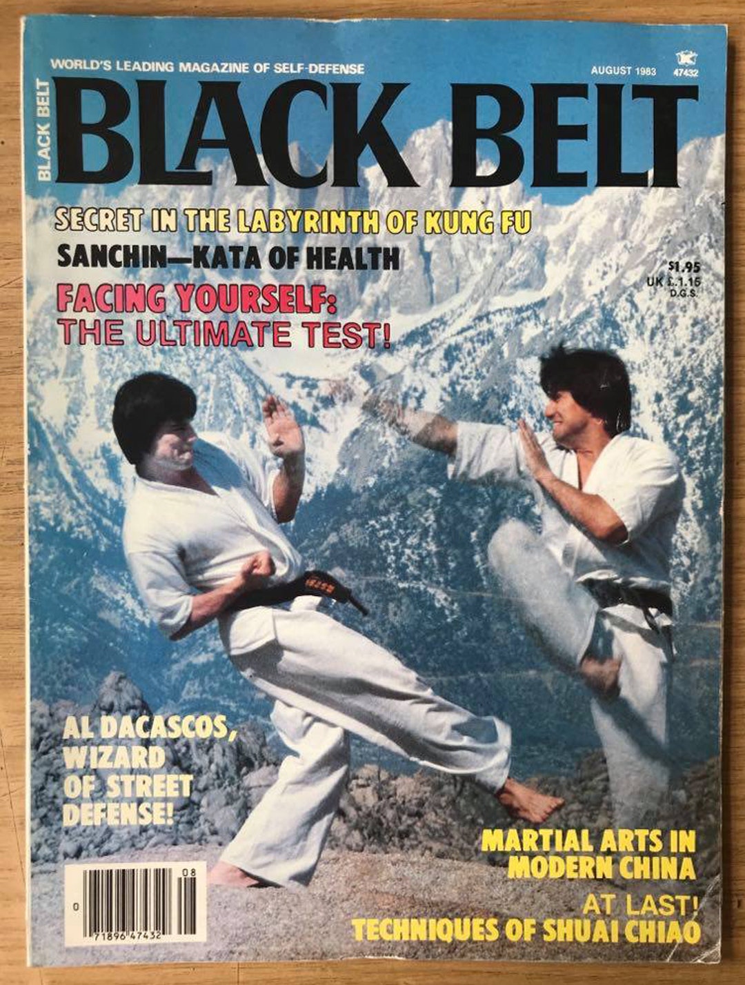 Black Belt August 1983 Vol 21 No 8 Martial Arts Magazine in Modern