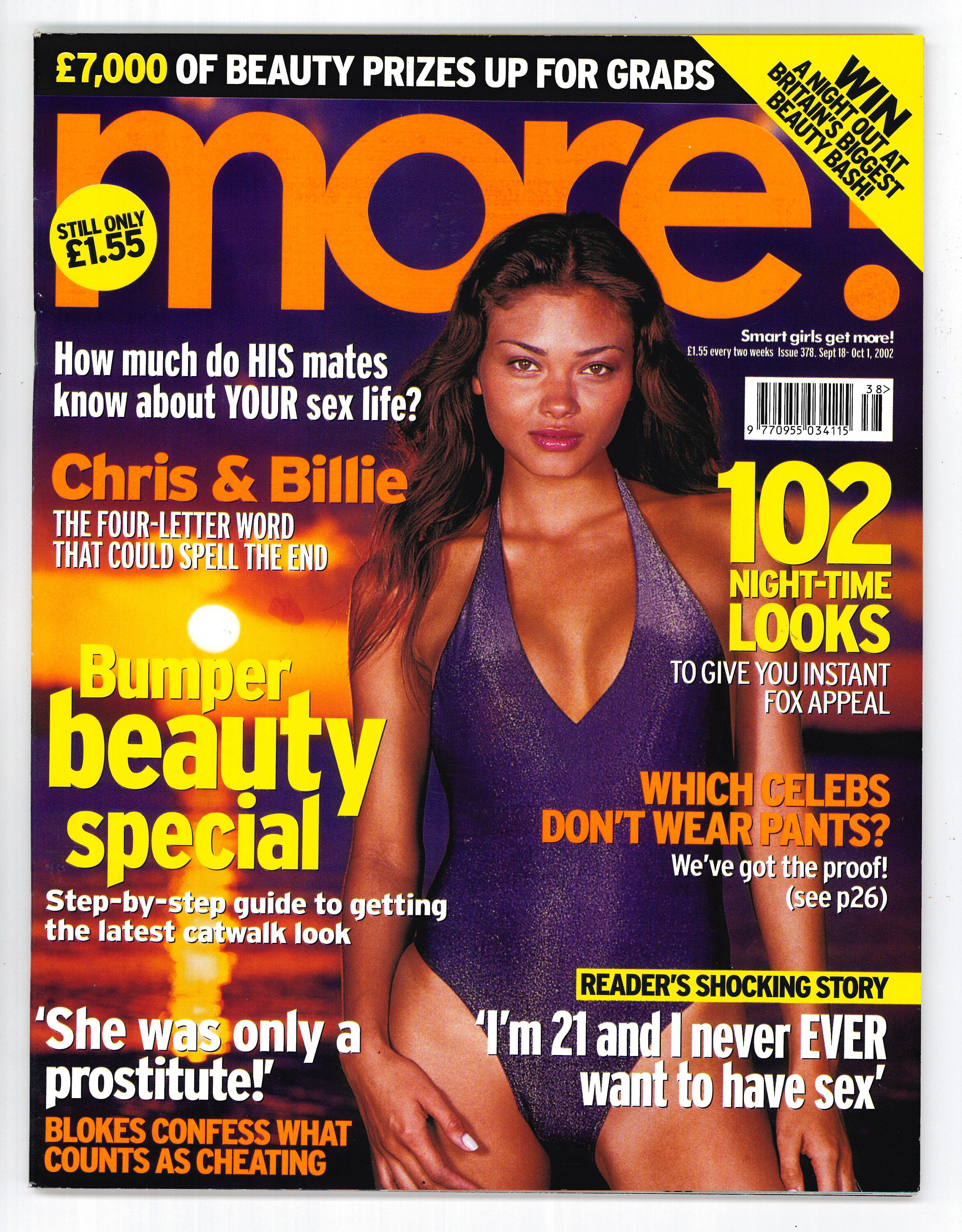 More Issue 378 18 Sept - 1 Oct 2002 Teen Age Girl Magazine