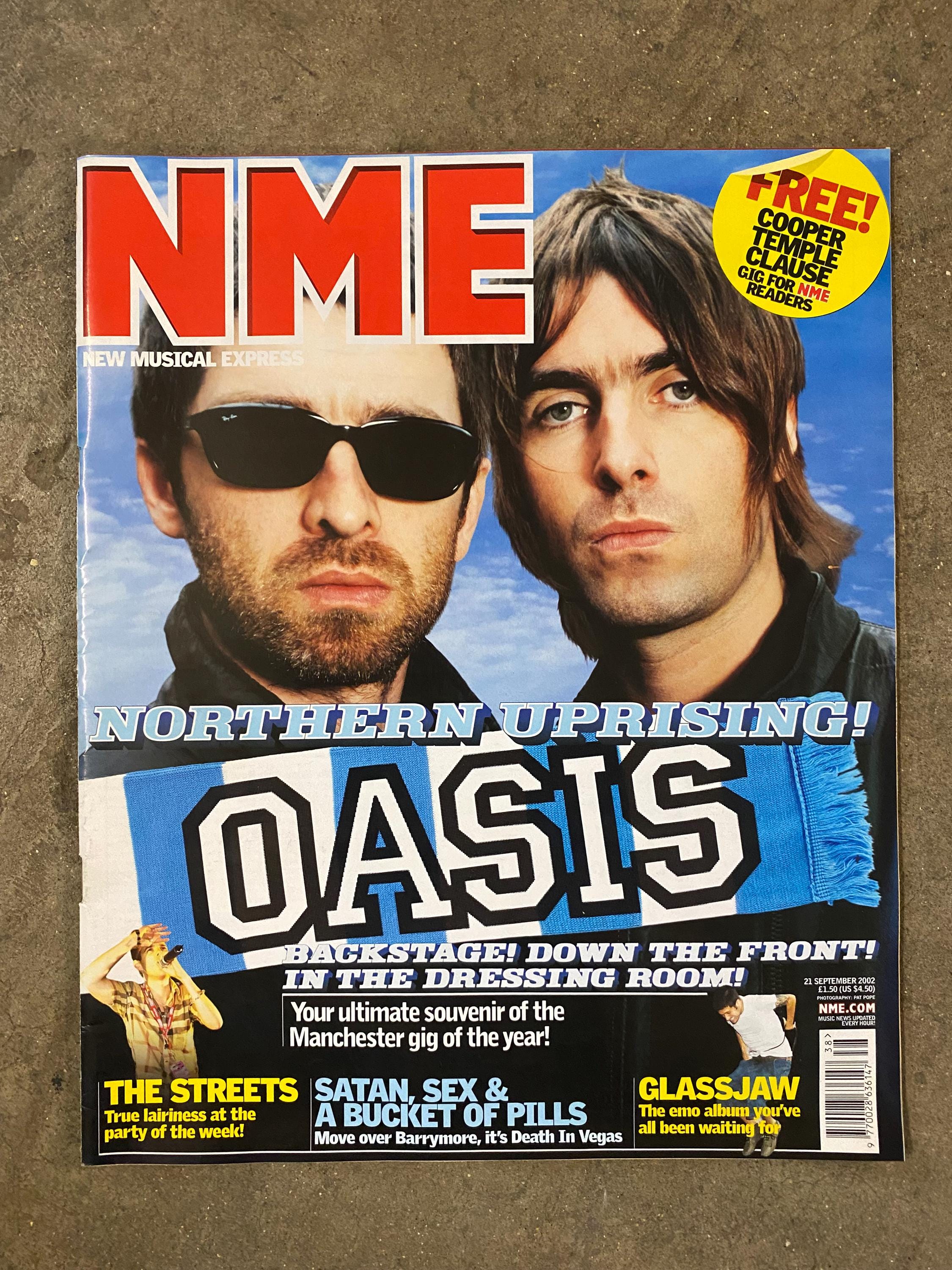 Oasis NME 2002 - 2003 Back Issues Liam Gallagher Noel