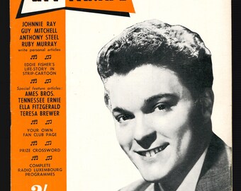 Hit Parade Vol 1 No 11 aprile 1955 Rivista originale Rock n Roll Dickie Valentine