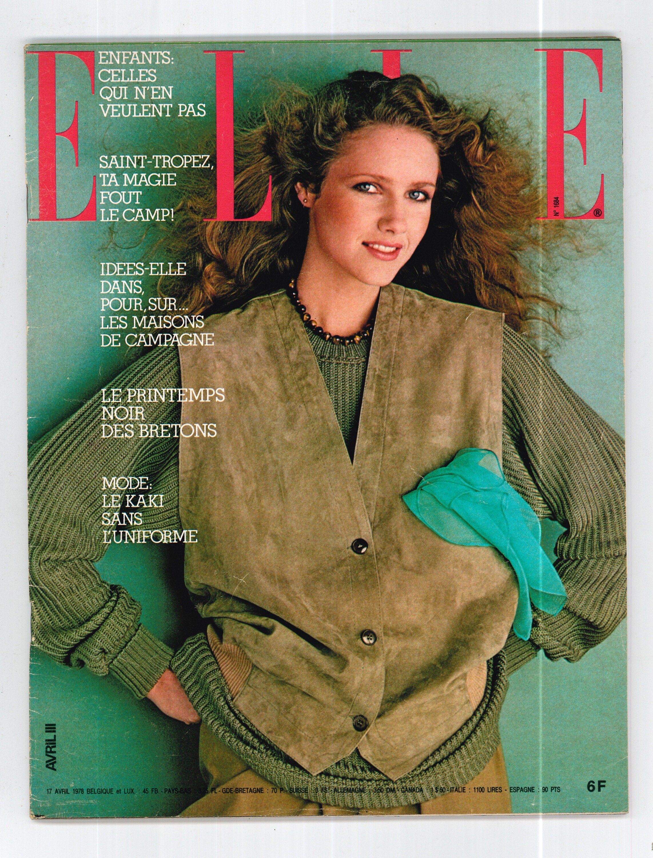 Elle April 17 1978 French Edition Vintage Magazine - Etsy