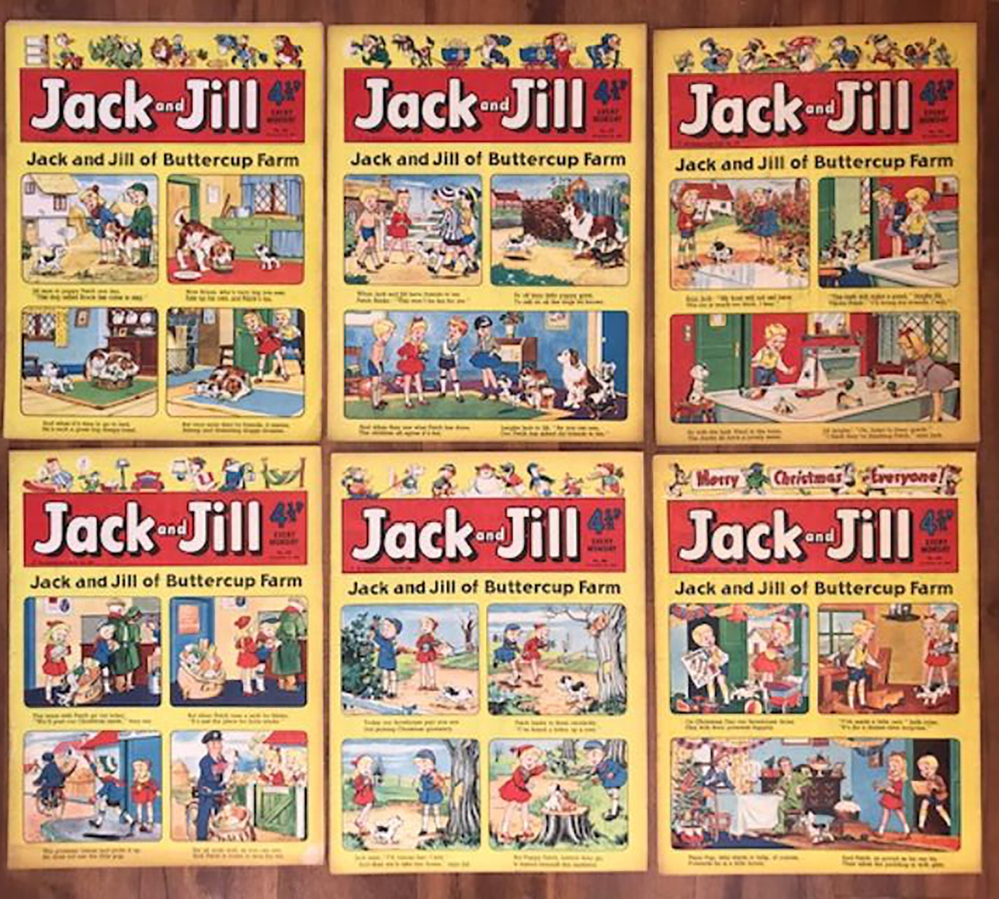 Jack and Jill of Buttercup Farm 1957 Lot X 51 Copies Drawn by Etsy