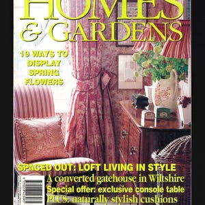Homes and Gardens 1996 1997 Original Vintage Interior Magazine