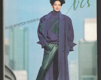 Marie Claire bis  no 10 Autumn Winter 1984 1985 Foreign Paris French Original Vintage Fashion Magazine  Gift Present Birthday 40th
