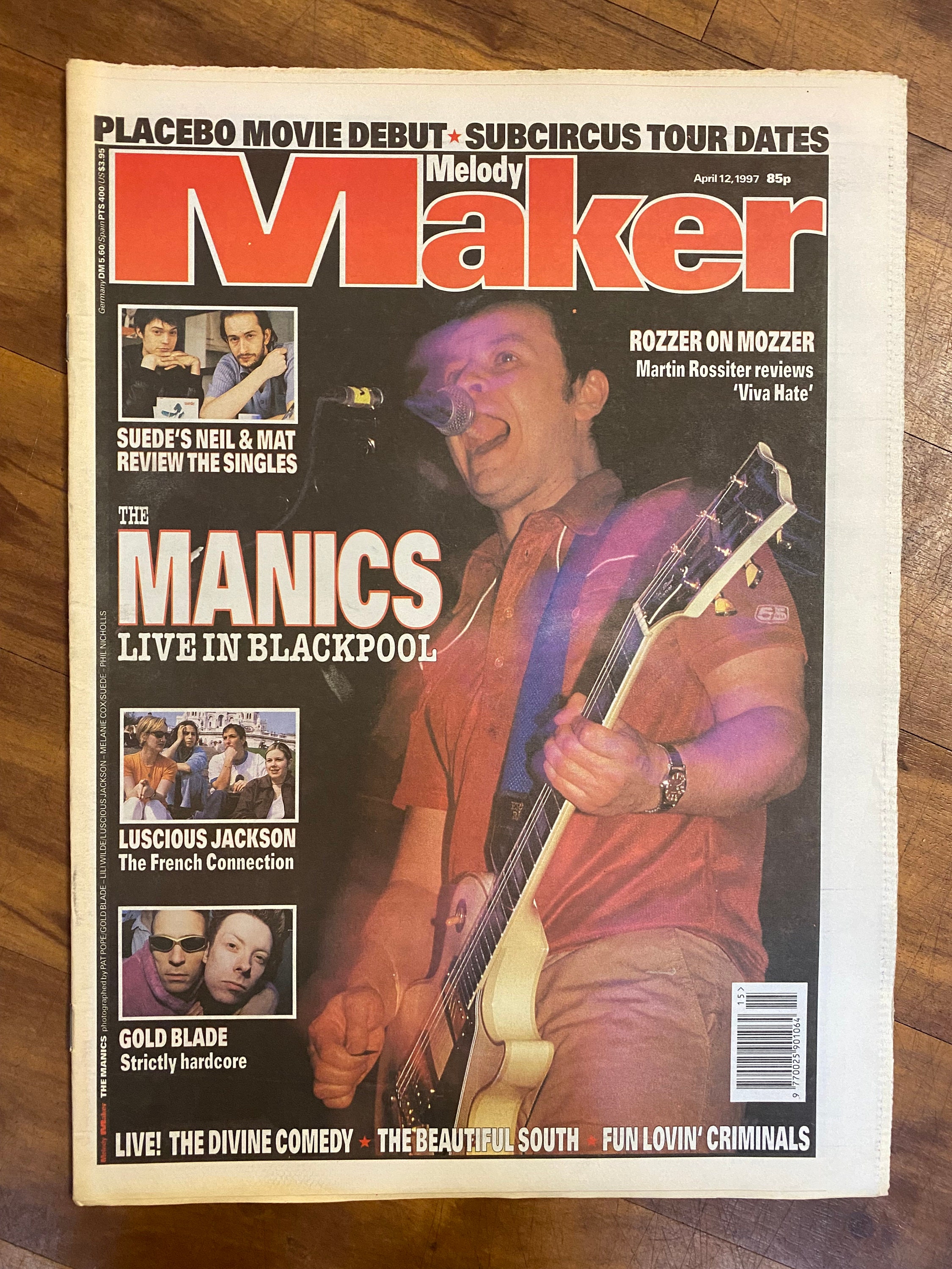 Melody Maker April 12 1997 Original British Pop Newspaper - Etsy UK