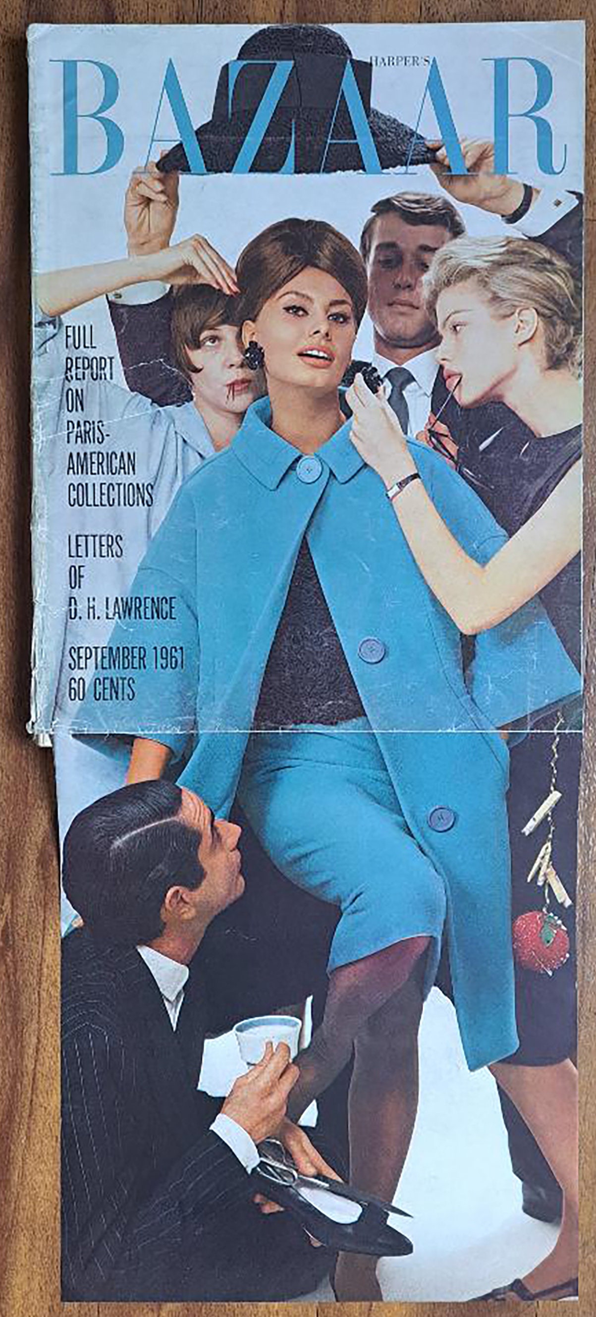 Harper's Bazaar Sept 1961 US American Original Vintage Rare Retro