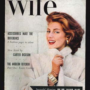 Housewife Back Issues 1956 Vintage Women Magazine