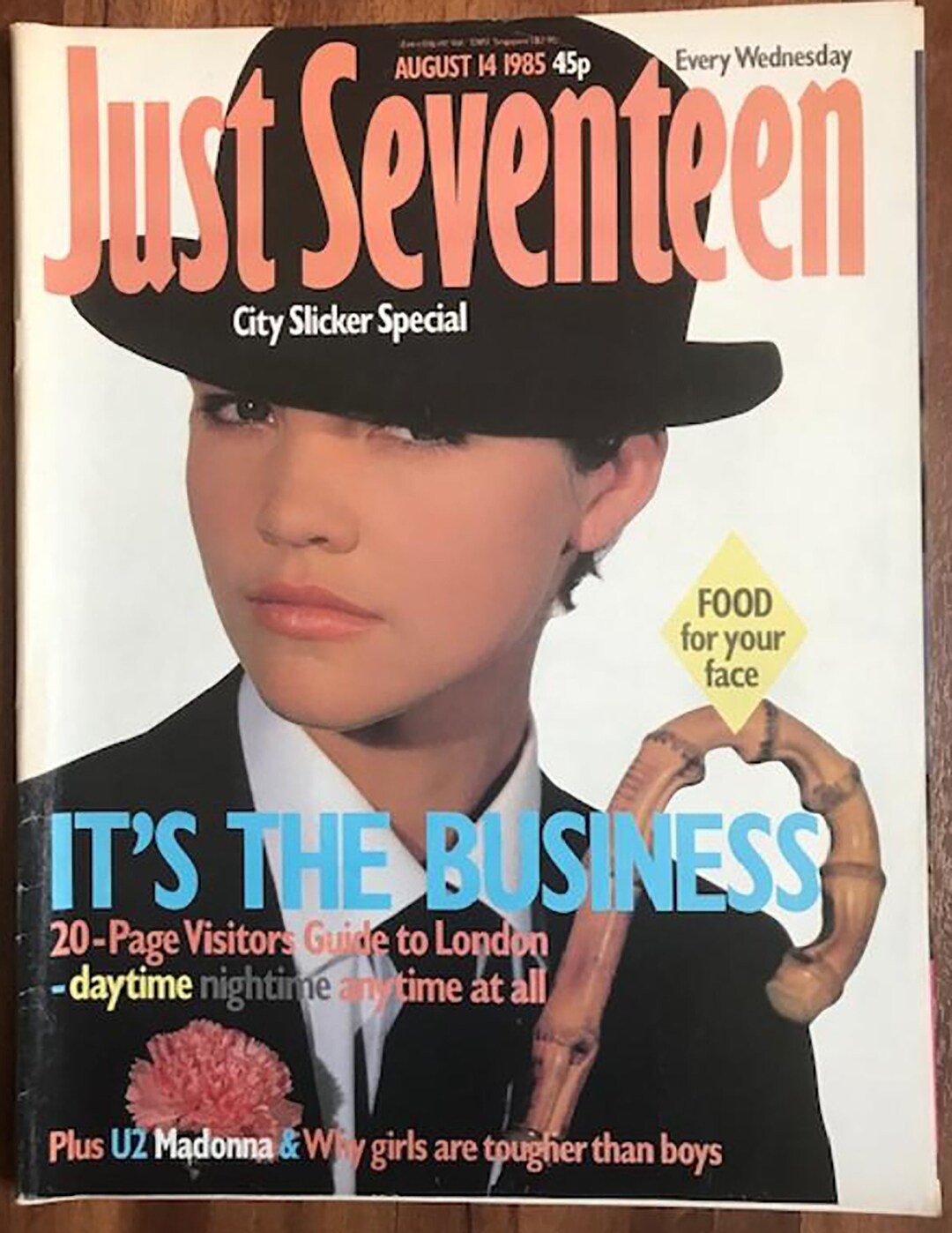 Just Seventeen Aug 14 1985 British Original Vintage