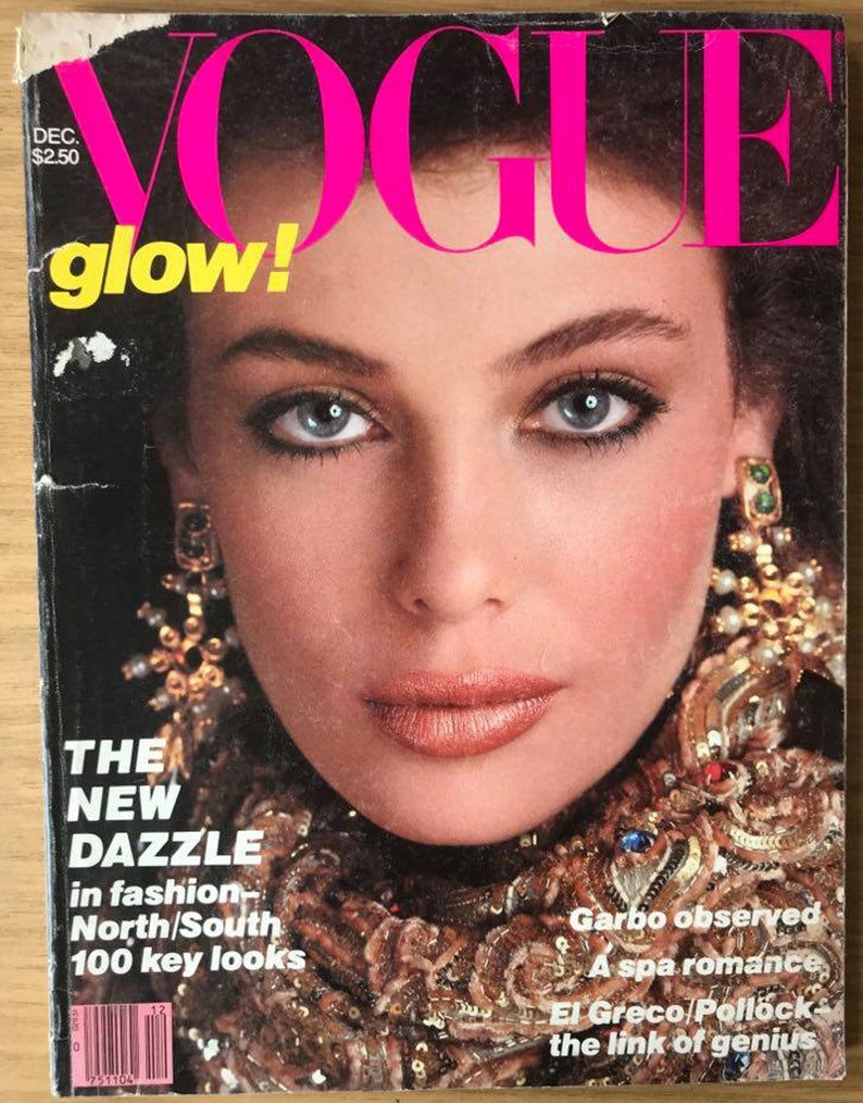Vogue US Dec 1981 American Original Vintage Fashion Magazine | Etsy