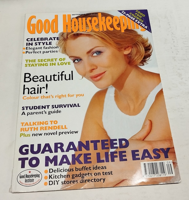 Good Housekeeping July-dec 1996 Vintage Women Magazine - Etsy