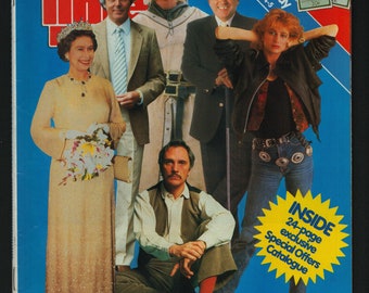 TV Times 1986 April 5-11  Her Majesty Queen Michael Aspel Jason Connery Jim Turbuck Tracy -Louise Ward  Terence Stamp