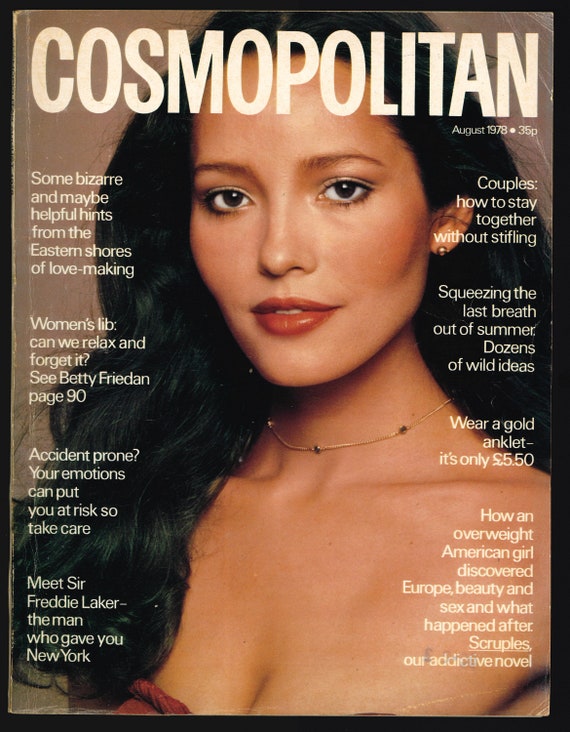 Cosmopolitan UK Aug 1978 British Original Vintage Fashion
