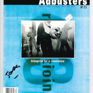 Adbusters No 23 Autumn 1998 Original Vintage Magazine