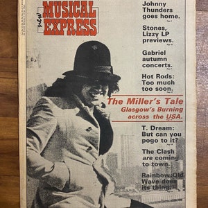 NME July 16 1977 Johnny Thunders Stones The Clash