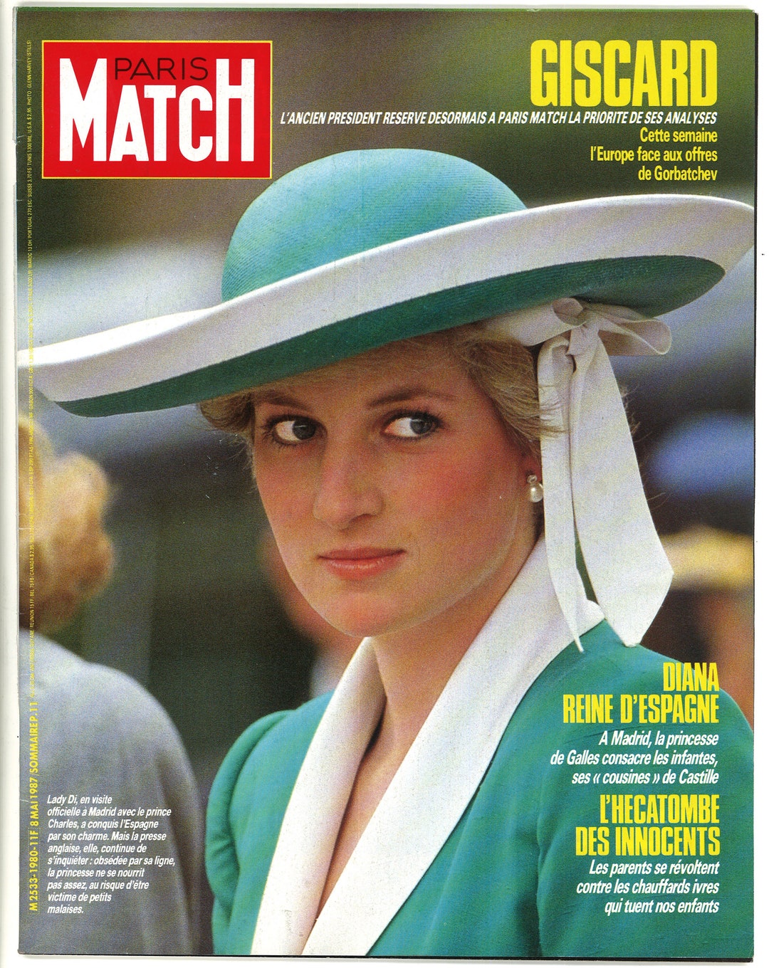 雑誌　Match 1997年11月号 ダイアナ妃特集 雑誌Match 1997年11月号 ダイアナ妃特集