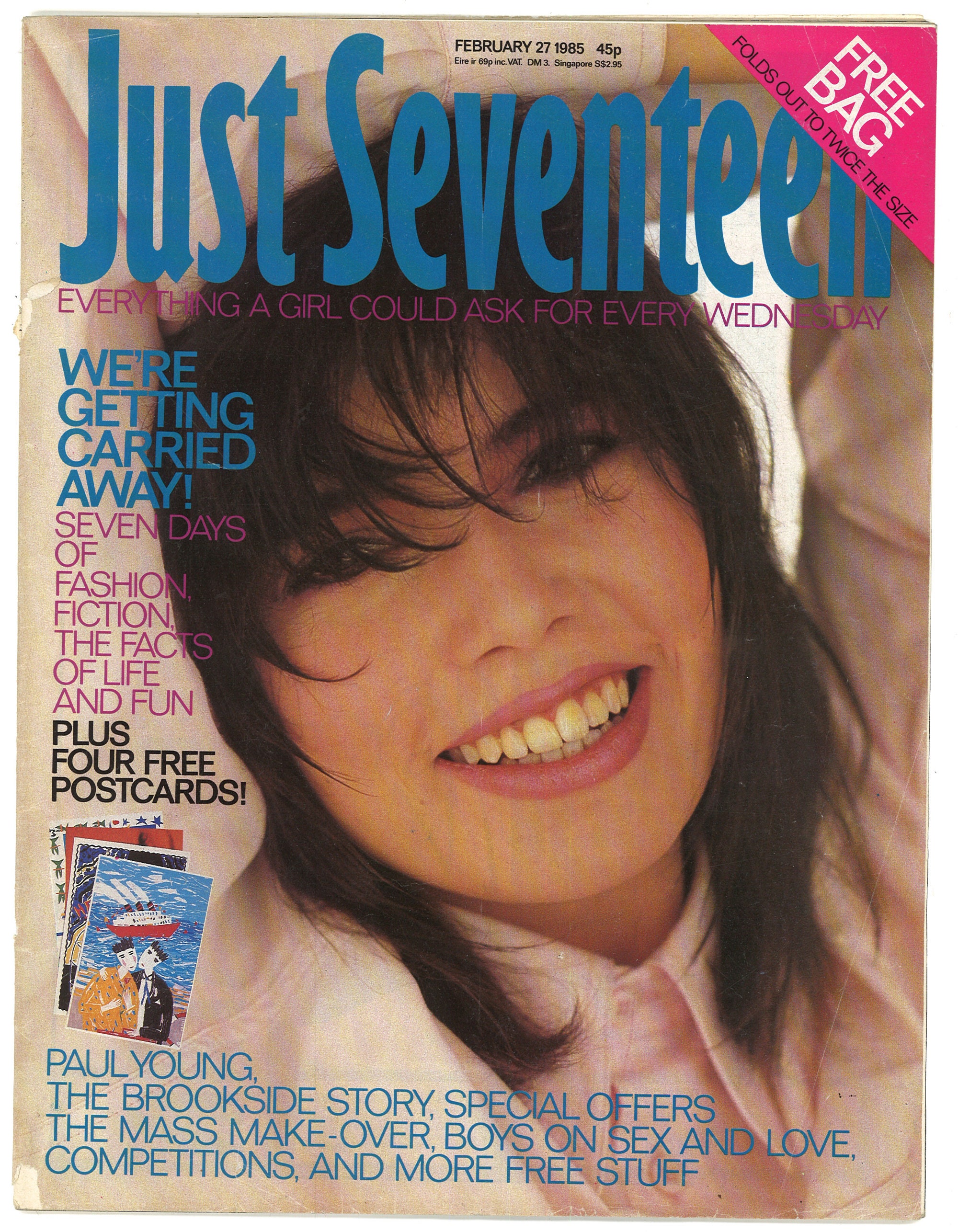 Just Seventeen Feb 27 1985 British Original Vintage Etsy
