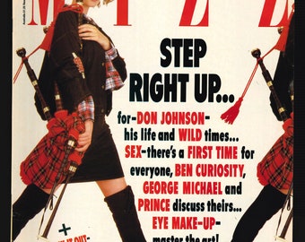 MIZZ 1987 Original Vintage Fashion Beauty Magazine