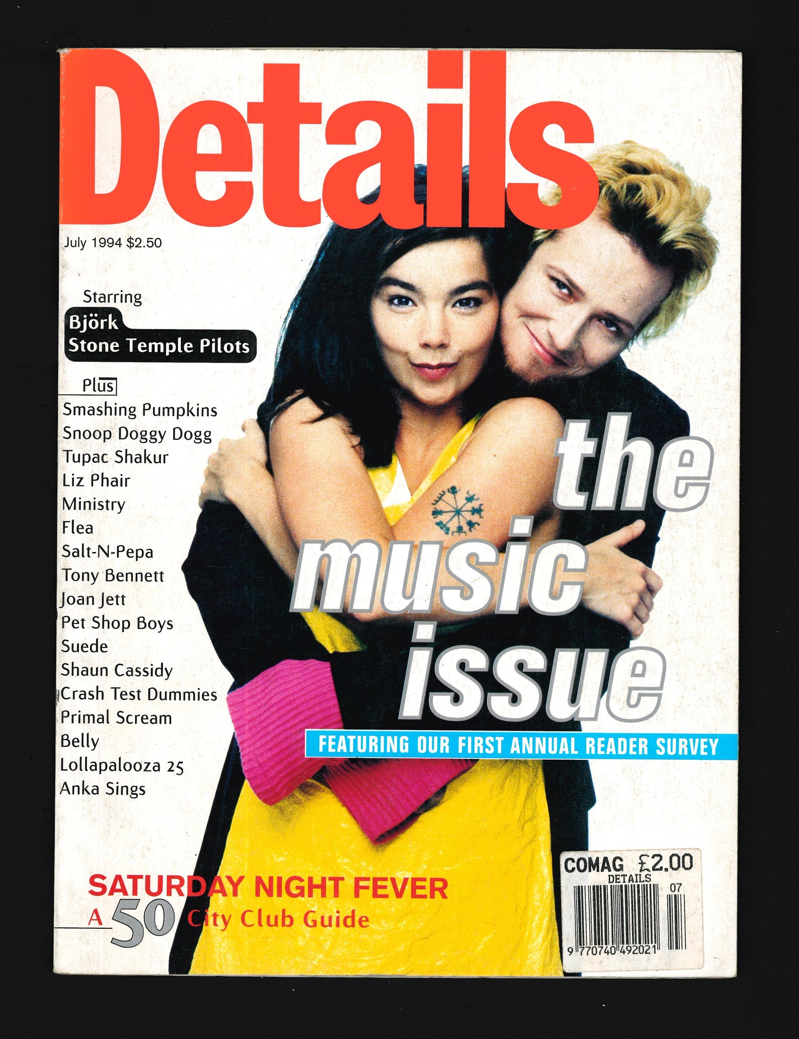 Details Magazine 1994 Back Issues Henry Rollins Bono & Edge Morrissey ...