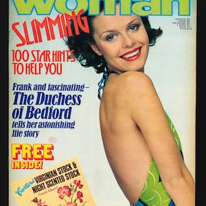 Frau Apr 6 1974 Vintage Magazin Mode Schönheit Kochen 50th