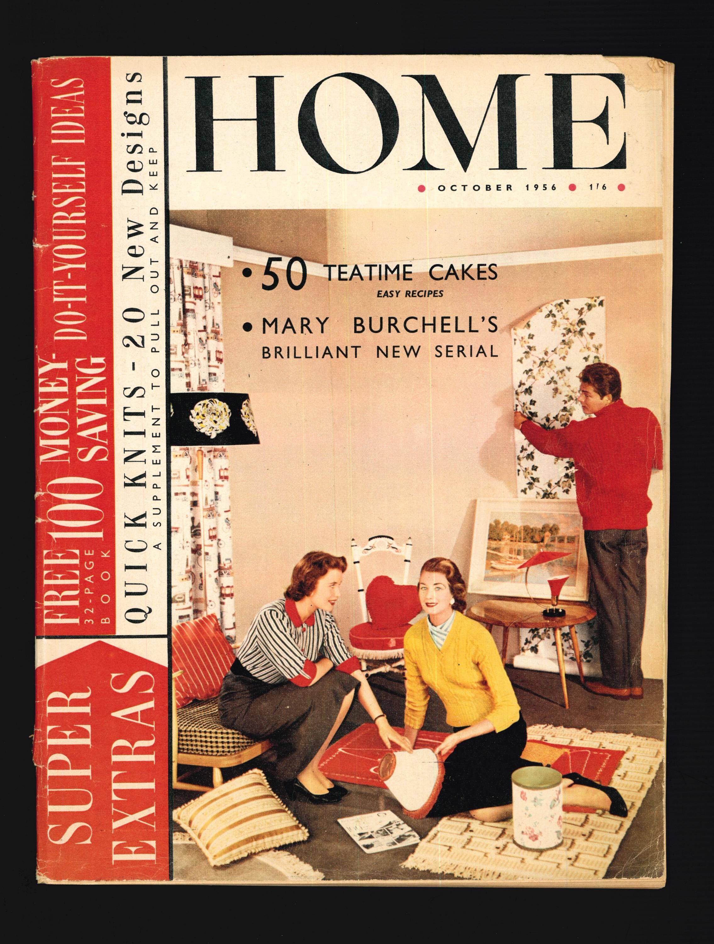 Ideal Home 1955 1956 1957 British Original Vintage Magazine