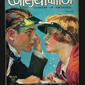 College Humor March 1926 Vintage Magazine  James Warner Bellah, Charles D. Mitchell
