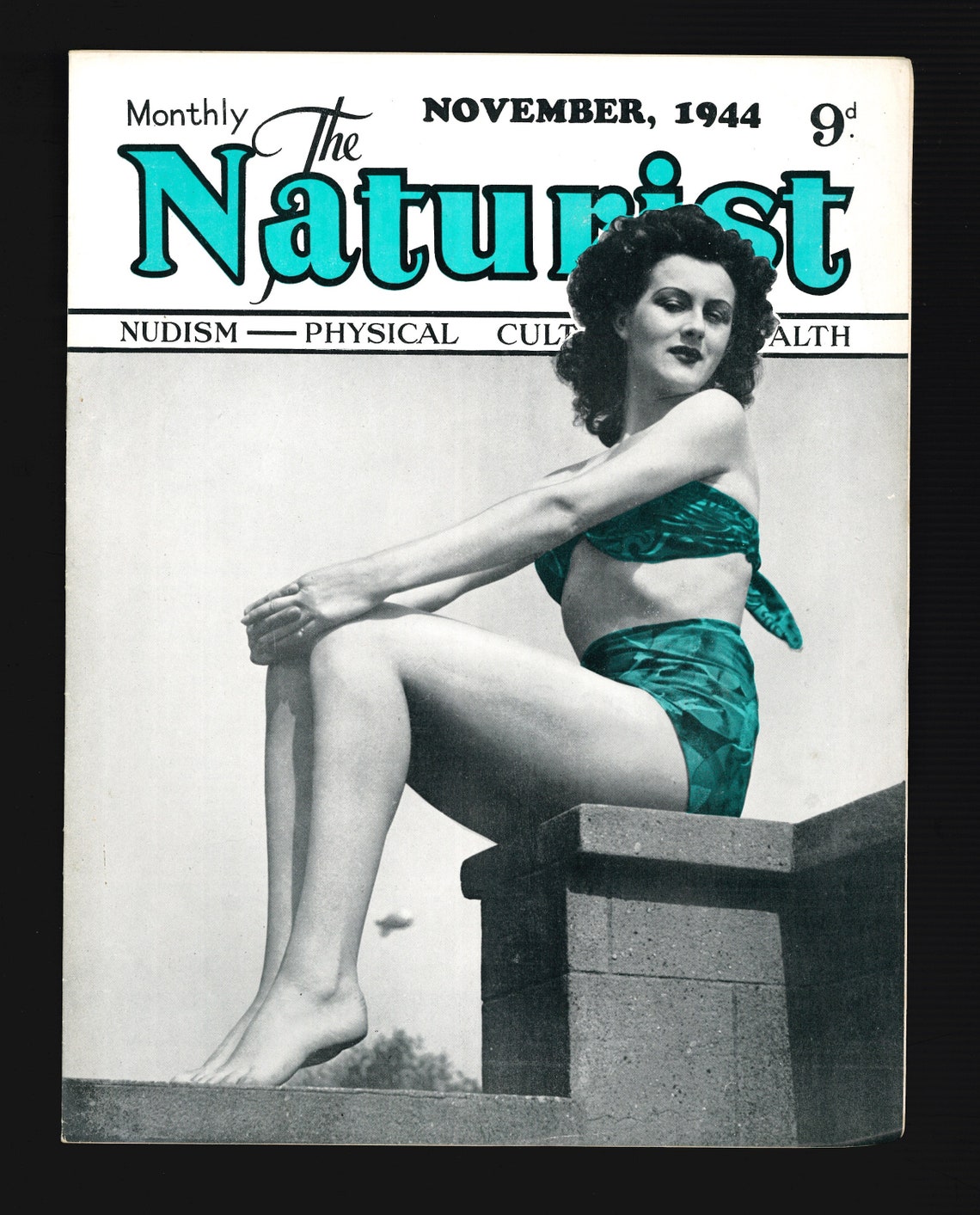 The Naturist Nov 1944 Original Vintage Magazine Nudism Physical Culture ...
